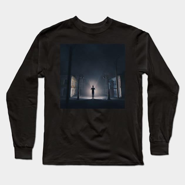 Glowing Long Sleeve T-Shirt by AhmedEmad